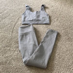 Fabletics High-Waisted Seamless Ribbed Set